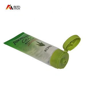 New wholesale price empty LDPE 60ml facial wash cosmetic plastic tube with flip cap