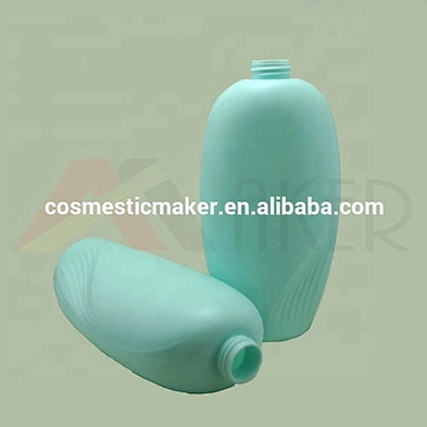New design 1000ml sky blue lotion shower gel HDPE plastic bottle