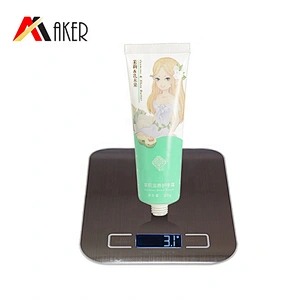 Hot sale 30ml empty hand cream aluminum laminated cosmetic packaging tube with screw cap