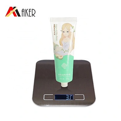 Hot sale 30ml empty hand cream aluminum laminated cosmetic packaging tube with screw cap