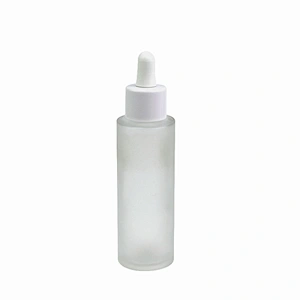 empty serum glass bottle personal care packaging message oil dropper essential serum bottle cosmetic