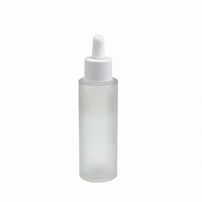empty serum glass bottle personal care packaging message oil dropper essential serum bottle cosmetic