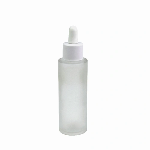 empty serum glass bottle personal care packaging message oil dropper essential serum bottle cosmetic