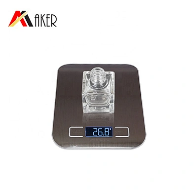 Wholesale empty clear mini 6ml glass deodorant roll on perfume bottle with aluminum covered cap