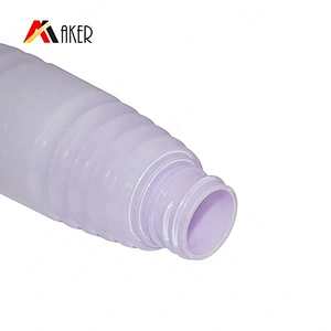 Wholesale  purple unique round empty 300ml PET cosmetic plastic lotion bottle