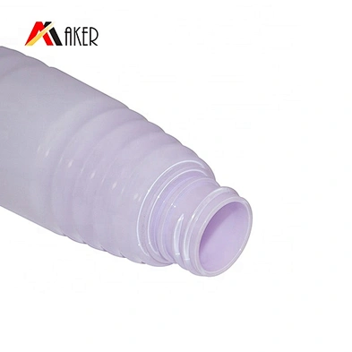 Wholesale  purple unique round empty 300ml PET cosmetic plastic lotion bottle