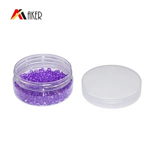 Custom Clear small 50g PET Plastic Empty Jars for Lotions and Creams