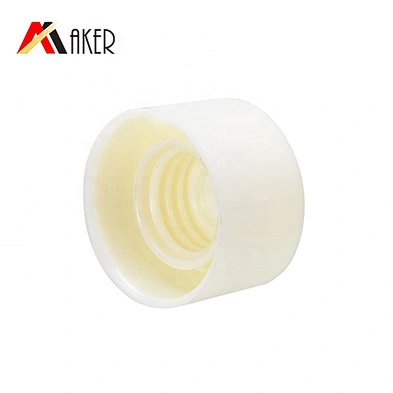 Custom round red 20g aluminum laminated plastic cosmetic cream packaging tube with hot stamping logo