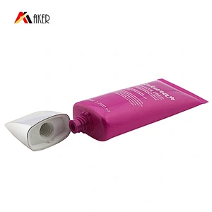 China factory empty 40ml pearlized liquid package LDPE tube foundation bb cream cosmetic plastic tube with screw cap