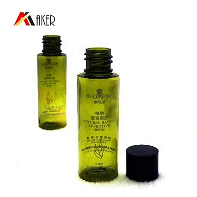 Hot sale 30ml cosmetic facial toner PET plastic bottle with screw cap or mist sprayer