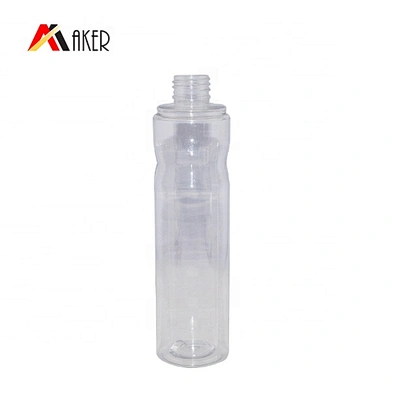 Wholesale price 250ml empty round clear plastic PET bottle
