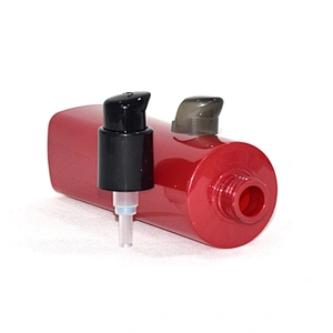 22mm black lotion pump cosmetic bottle cream pump for red hdpe plastic bottle
