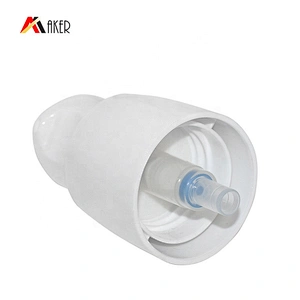 White 24/410 Pp Cosmetic Smooth Cream Dispenser Pump For Lotion  Cream Bottle