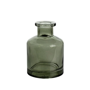 55ml Wholesale High Quality Custom Modern Clear Empty Aromatherapy Bottle Round Luxury Reed Diffuser Glass Bottle