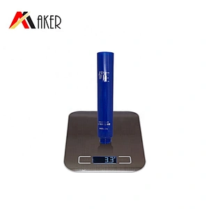 Wholesale 20ml round luxury soft cosmetic plastic tube packaging for eye cream with cream pump