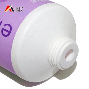 China manufacturer 100ml LDPE round plastic empty hand cream soft cosmetic tube