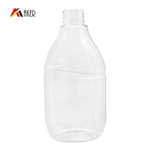 Custom 230ml PET Plastic Refillable Sunscreen Lotion Emty Bottle with Gold Aluminum Covered Disc Cap