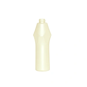300 ml milk plastic hdpe shampoo body lotion bottle with black 24/410 lotion pump