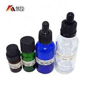 Glass bottles for essential oil bottle with dropper and tamper proof cap
