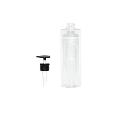 New arrivals 500ml cosmetic plastic shampoo bottle with lotion pump