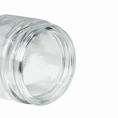glass eye cream jars cosmetic face cream jar with gold cap glass jar skincare packaging