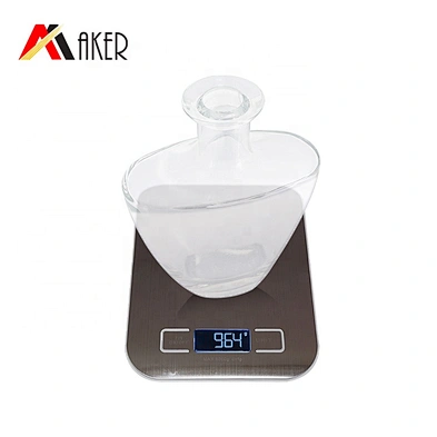 China factory empty customized unique shape clear crystal brandy XO wine glass bottle with cork