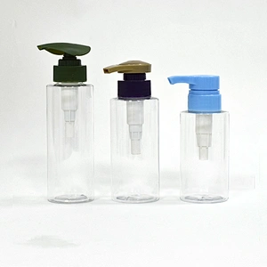 High quality 200ml plastic bottle cosmetic shower gel body wash pump bottles