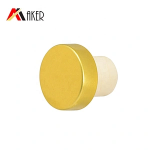 Hot sale empty clear 750ml whisky glass wine bottle vodka bottle rum bottle with gold aluminum covered polymer rubber stopper
