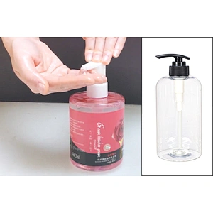 2020 Factory supply wholesale price 700ml empty PET clear hand wash bottle with pump