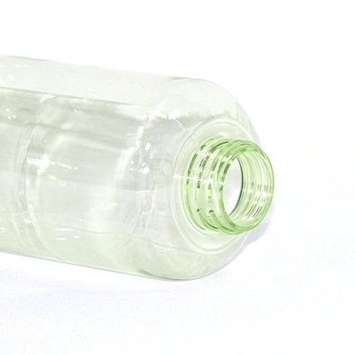 Wholesale 500ml transparent round PET cosmetic plastic shampoo bottle with lotion pump with short lead time