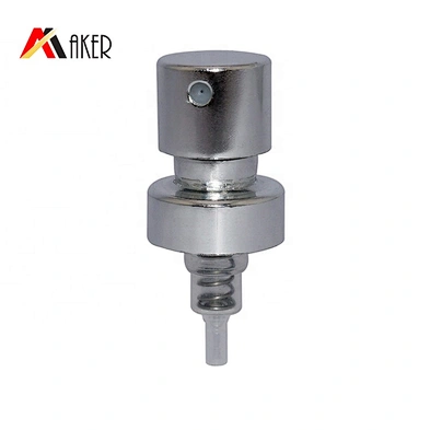 High quality silver aluminum perfume pump fine mist sprayer bayonet version
