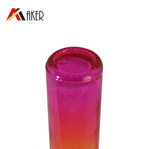 10ml mini in stock roll on bottle rainbow gradient color blue pink yellow glass roller ball bottle oil roller bottle