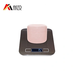 China factory supplier low MOQ empty 50g pp material plastic cosmetic container cream jar with lid