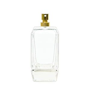empty 100ml glass bottle bouteille parfum de carre luxu mist spray glass perfume bottle