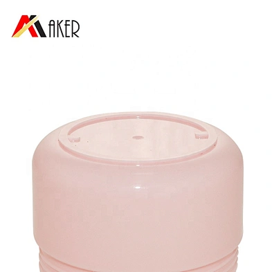 Wholesale round pink big 100g PP plastic cosmetic face cream jar with inner cap and screw lid
