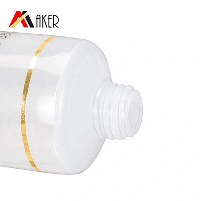 New arrival customized 30ml empty clear cosmetic squeeze tube with flip cap for liquid foundation