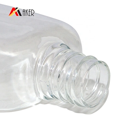 150ml wholesale clear cosmetic plastic PET baby shampoo bottle with screw cap