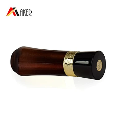 120ml black gradient gold bottle packaging personal skincare cream lotion pump cosmetic glass bottle