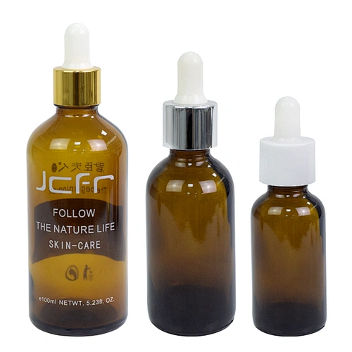 wholesale dropper bottle 1oz 2oz boston dropper bottle glass personal care packaging massage dropper bottle