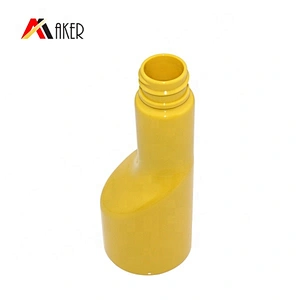 Customized wholesale empty mini 70ml long neck round shape petrol engine oil motor oil plastic bottle