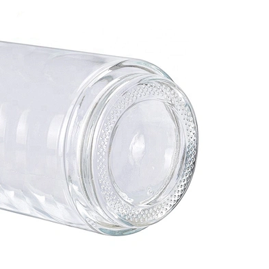 800ml round shape clear empty wine glass bottle with cork