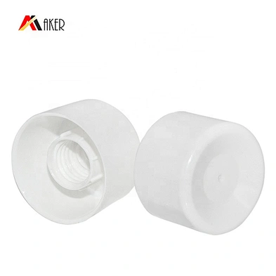 Wholesale round 100ml plastic white cosmetic hand cream laminate packaging tube with double wall screw cap