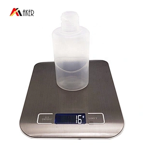 Wholesale 100ml PE plastic cosmetic sunscreen lotion bottle with gold aluminum covered disc cap