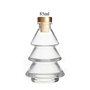 105ml Fashion Frosted Empty Luxury Reed Diffuser Clear Glass Aromatherapy Diffuser Bottles