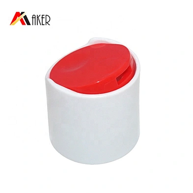 50ml Custom white cosmetic packaging soft empty hand cream plastic cosmetic tube with disc lid