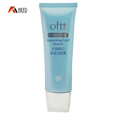 China factory customized 150ml LDPE plastic facial cleanser cosmetic packaging tube