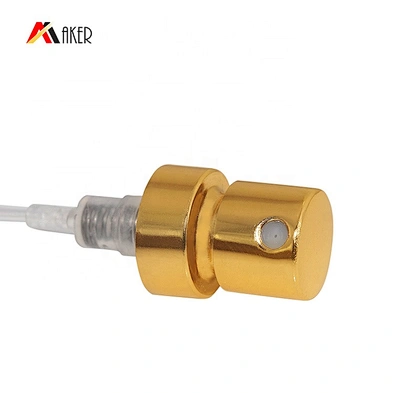 Hot selling 15/400 gold aluminum covered snap perfume sprayer pump