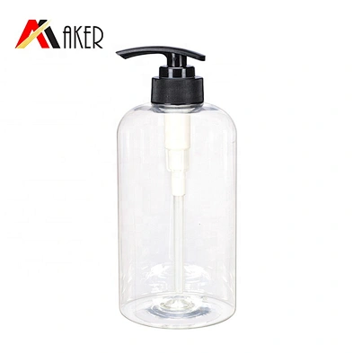 2020 Factory supply wholesale price 700ml empty PET clear hand wash bottle with pump