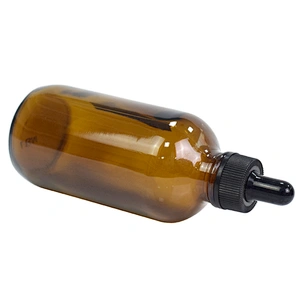 4oz 120ml glass massage dropper bottle personal care pacakging glass essential oil bottle amber bottle wholesale