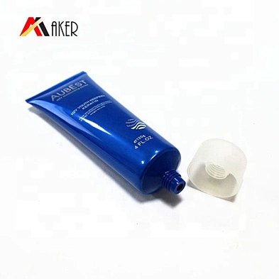 Hot selling customized design 120ml LDPE plastic cosmetic hand cream tube with screw cap